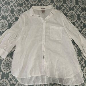 White Button-Up Shirt